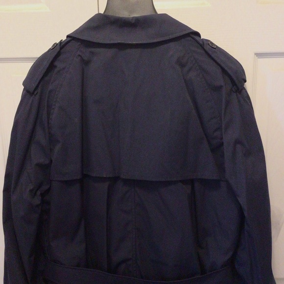 VTG Center Mfg. Co Mens US Military Navy Blue All Weather Trench Coat Size 46R - Picture 4 of 15